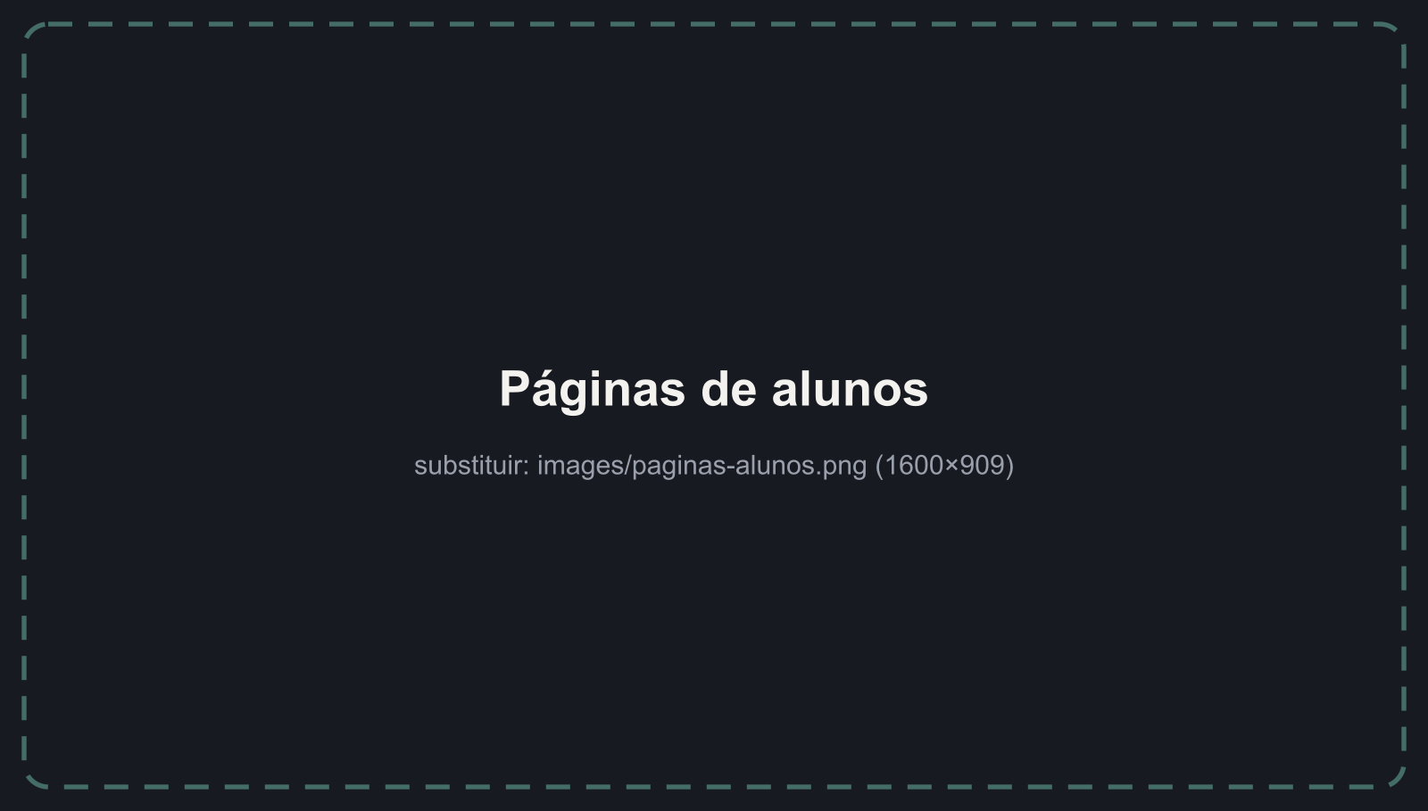 Páginas do Instagram criadas por alunos